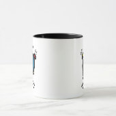 karton wallies ik hou van mijn hond mok (Midden)