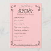  karton wenst Baby shower kaart (Voorkant)