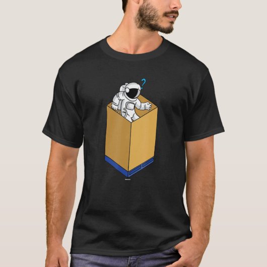 Kartonbak Collega Swagazon Medewerker Astronau T-shirt (Voorkant)