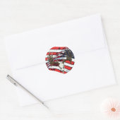 Kartonijn 1 ronde sticker (Envelop)