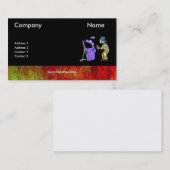 Kartonnen auto's met rand visitekaartje (Voorkant / Achterkant)