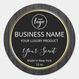 Kartonnen buisjes van hout ronde sticker