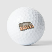 Kartonnen cartoon golfballen (Voorkant)