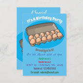 Kartonnen cartoon kaart (Voorkant / Achterkant)