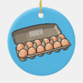 Kartonnen cartoon keramisch ornament (Achterkant)