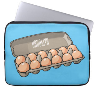 Kartonnen cartoon laptop sleeve