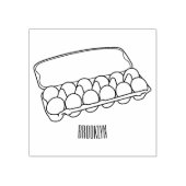 Kartonnen cartoon rubberstempel (Afrduk)