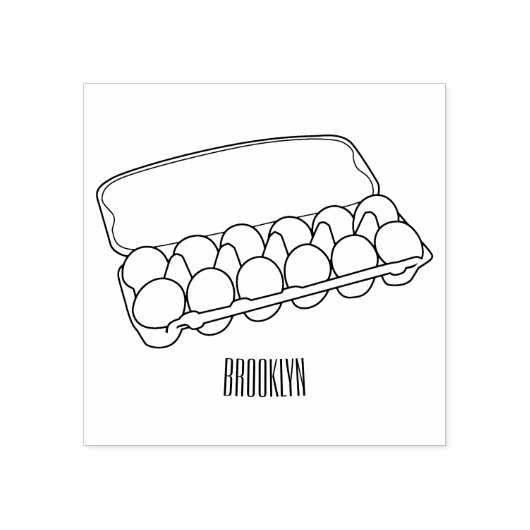 Kartonnen cartoon rubberstempel (Afrduk)