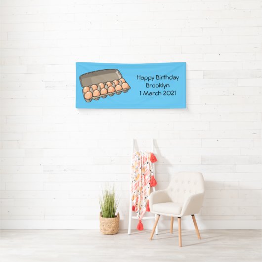 Kartonnen cartoon spandoek (Insitu)