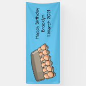 Kartonnen cartoon spandoek (Verticaal)