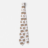 Kartonnen cartoon stropdas (Voorkant)