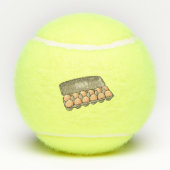 Kartonnen cartoon tennisballen (Achterkant)