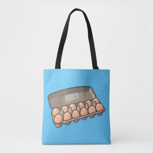 Kartonnen cartoon tote bag (Voorkant)