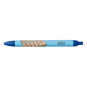 Kartonnen cartoon zwarte inkt pen