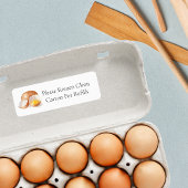 Kartonnen doos Ei Kartonnen doos Etiket