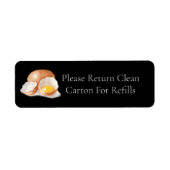 Kartonnen doos Ei Kartonnen doos Etiket (Voorkant)