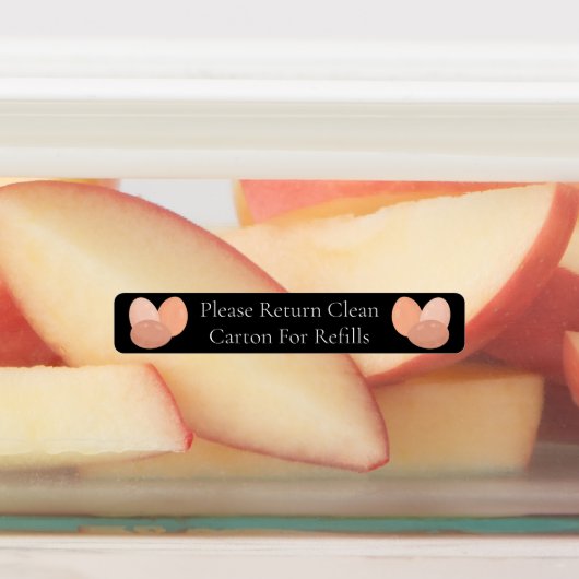 Kartonnen doos Ei Kartonnen doos Labels (Aangebracht)