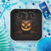 Kartonnen doos Moonlit Mysteries Papieren Bordje (Feest)