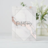 KARTONNEN EN GOUDE WEDDRIESTEUNKAART VOOR ROOS INFORMATIEKAARTJE (Staand voorkant)