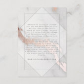 KARTONNEN EN GOUDE WEDDRIESTEUNKAART VOOR ROOS INFORMATIEKAARTJE (Achterkant)