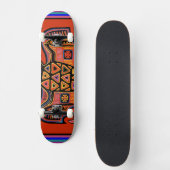 Kartonnen karton voor bakboord - tribaal skateboar persoonlijk skateboard (Voorkant)