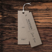 Kartonnen kleding opknoping display prijs Kaart