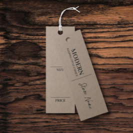 Kartonnen kleding opknoping display prijs Kaart