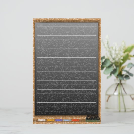 kartonnen lijnen briefpapier (Staand voorkant)