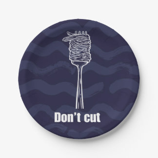 Kartonnen omhulsels - Don't Cut - Humour Spaghetti Papieren Bordje