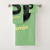 Kartonnen pijl bad handdoek (Insitu)