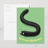Kartonnen pijl briefkaart (Voorkant / Achterkant)