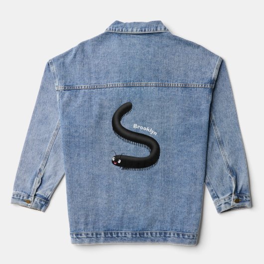 Kartonnen pijl denim jacket (Achterkant)
