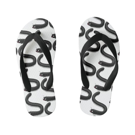 Kartonnen pijl kinder teenslippers (Voetbed)
