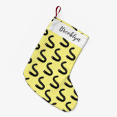 Kartonnen pijl kleine kerstsok (Voorkant (Hangend))