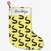 Kartonnen pijl kleine kerstsok (Voorkant)