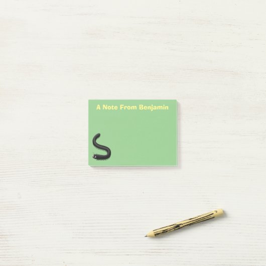 Kartonnen pijl post-it® notes (Op bureau)