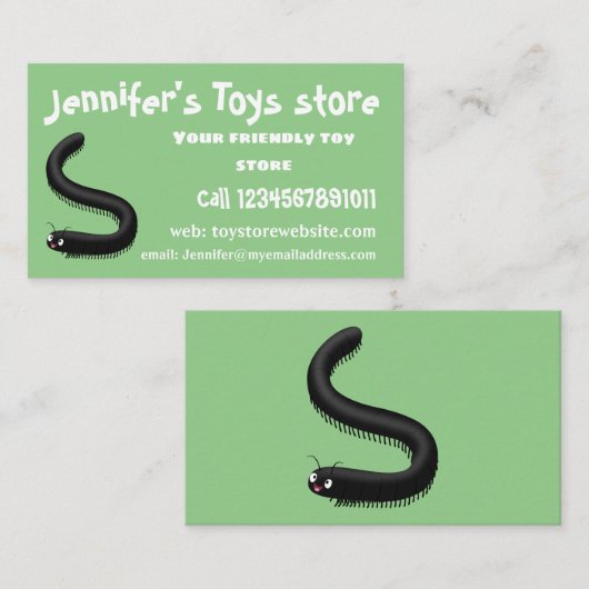 Kartonnen pijl visitekaartje (Voorkant / Achterkant)