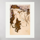 KARTONNEN POSTER : ALPHONSE MARIA MUCHA : SALON DE (Voorkant)