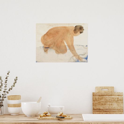 KARTONNEN POSTER: HET SLEEPEN: AUGUSTE RODIN POSTER (Keuken)