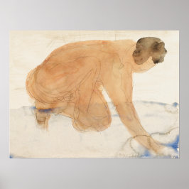 KARTONNEN POSTER: HET SLEEPEN: AUGUSTE RODIN POSTER