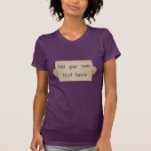 Kartonnen Protestsjabloon T-shirt (Voorkant)