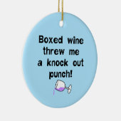 kartonnen wijn keramisch ornament (Rechts)