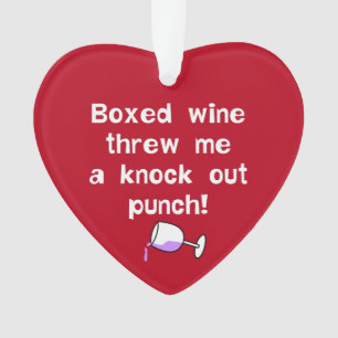 kartonnen wijn ornament