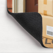 Kartonnetjes Op Een Welkomstmat Muismat (Hoek)