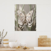 Kartonvlinderorchidee Poster (Keuken)