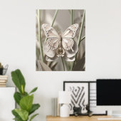 Kartonvlinderorchidee Poster (Thuiskantoor)