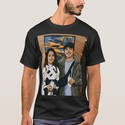 Kartoonify T-shirt (Voorkant)