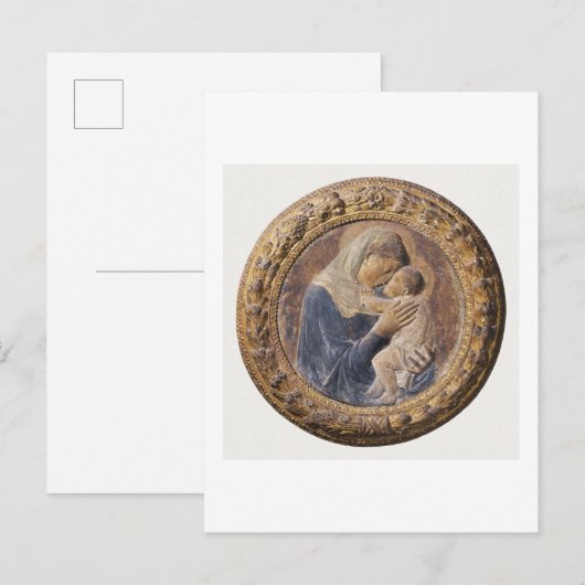 KARTSCHEMA BRIEFKAART : DONATELLO : MADONNA DEI PA (Voorkant / Achterkant)