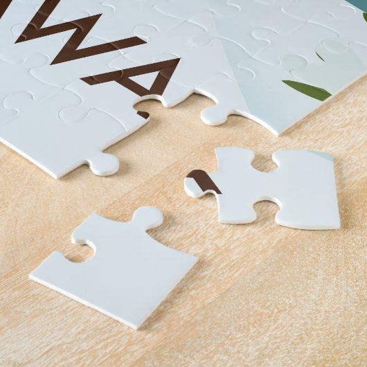 Karuizawa Japan Skiing-reisposter Legpuzzel (Zijkant)