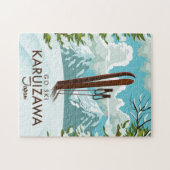 Karuizawa Japan Skiing-reisposter Legpuzzel (Horizontaal)